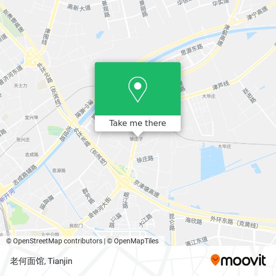 老何面馆 map
