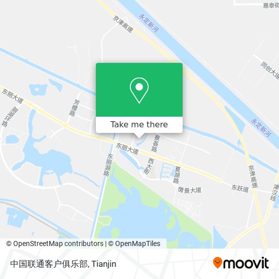 中国联通客户俱乐部 map