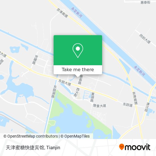 天津蜜糖快捷宾馆 map