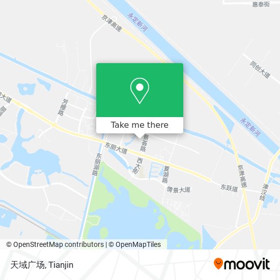 天域广场 map