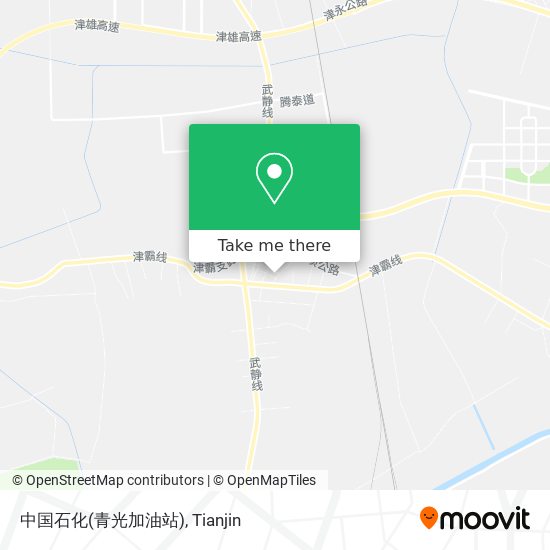 中国石化(青光加油站) map