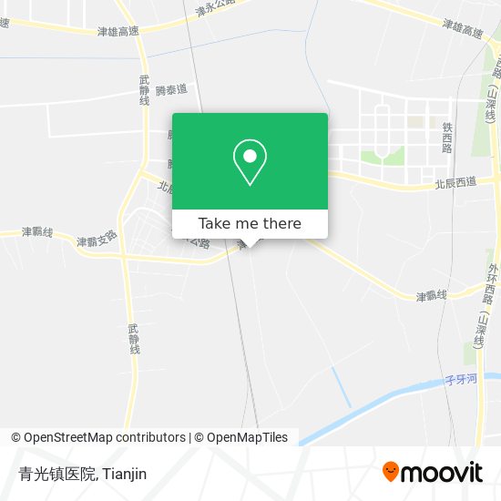 青光镇医院 map