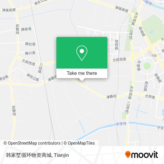 韩家墅循环物资商城 map