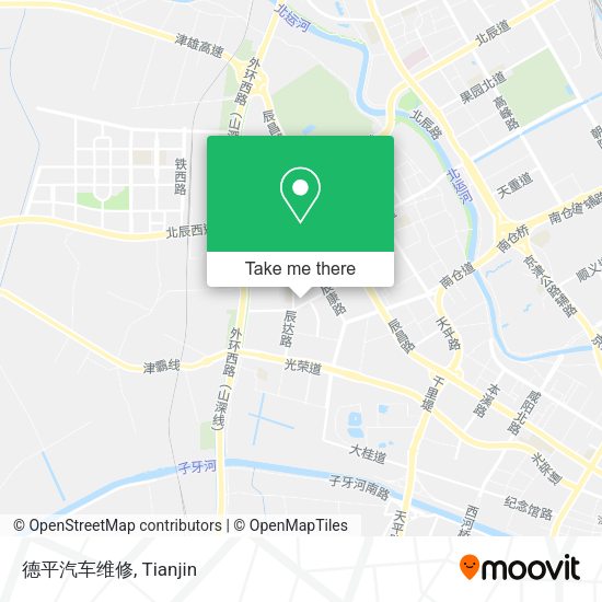 德平汽车维修 map