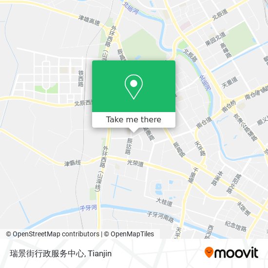 瑞景街行政服务中心 map