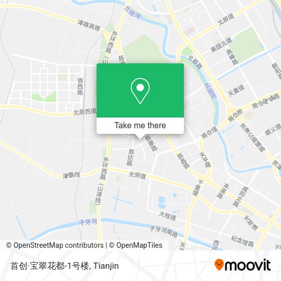 首创·宝翠花都-1号楼 map