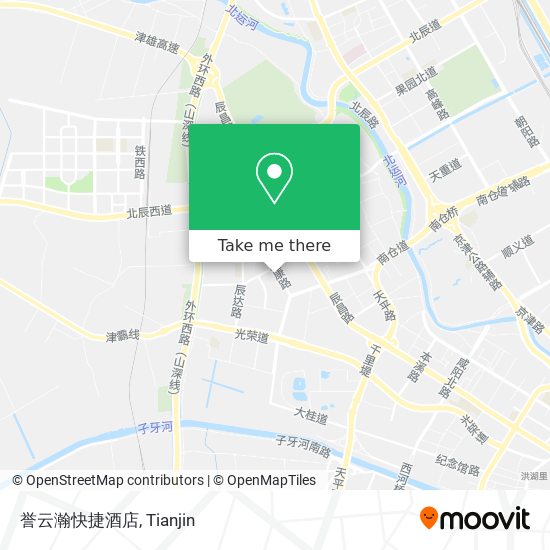 誉云瀚快捷酒店 map