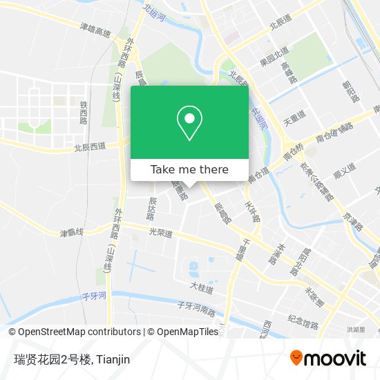 瑞贤花园2号楼 map