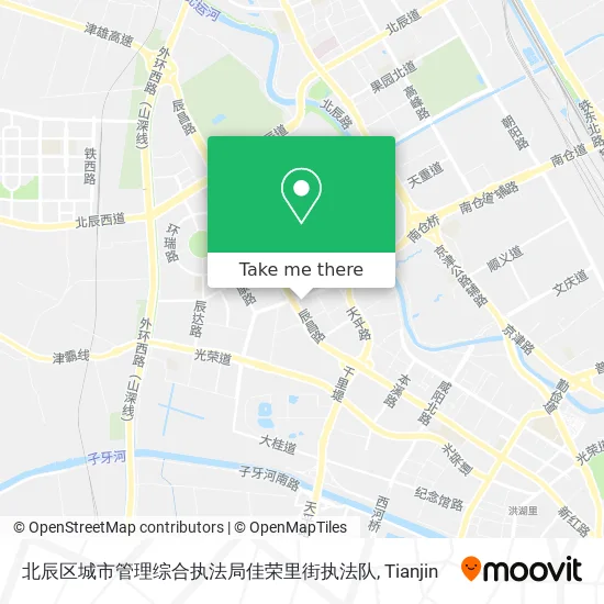 北辰区城市管理综合执法局佳荣里街执法队 map