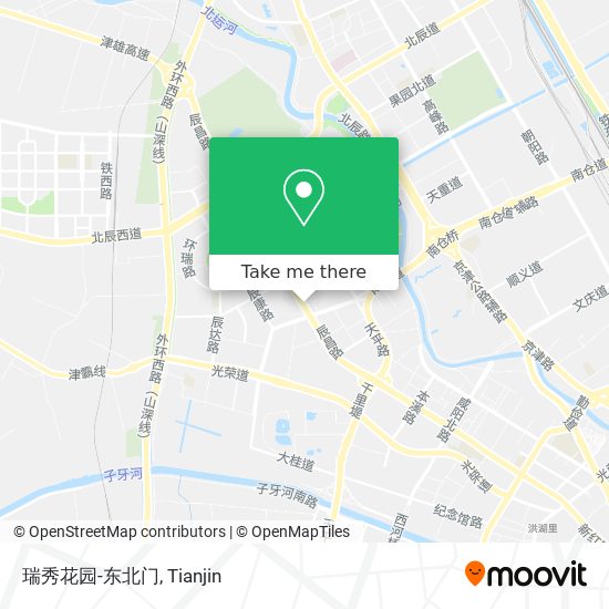瑞秀花园-东北门 map
