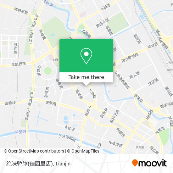 绝味鸭脖(佳园里店) map