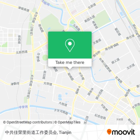 中共佳荣里街道工作委员会 map