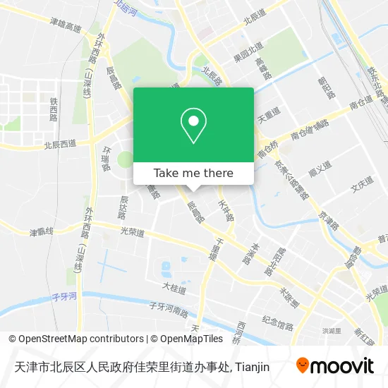 天津市北辰区人民政府佳荣里街道办事处 map
