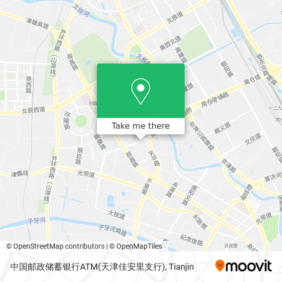 中国邮政储蓄银行ATM(天津佳安里支行) map
