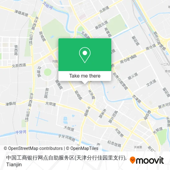中国工商银行网点自助服务区(天津分行佳园里支行) map