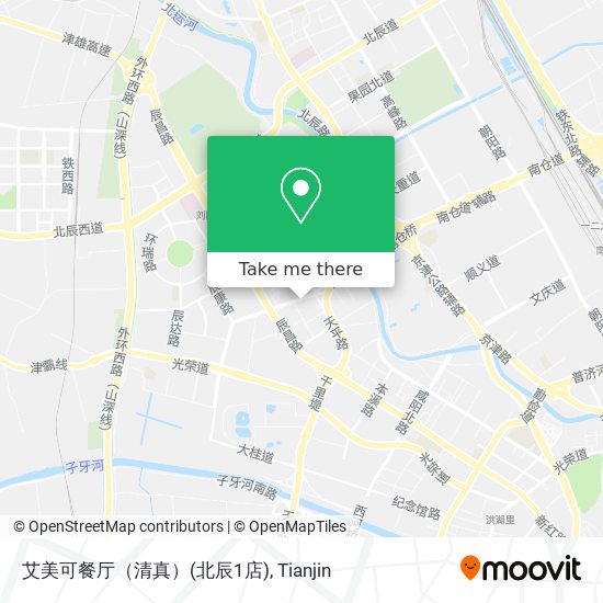 艾美可餐厅（清真）(北辰1店) map
