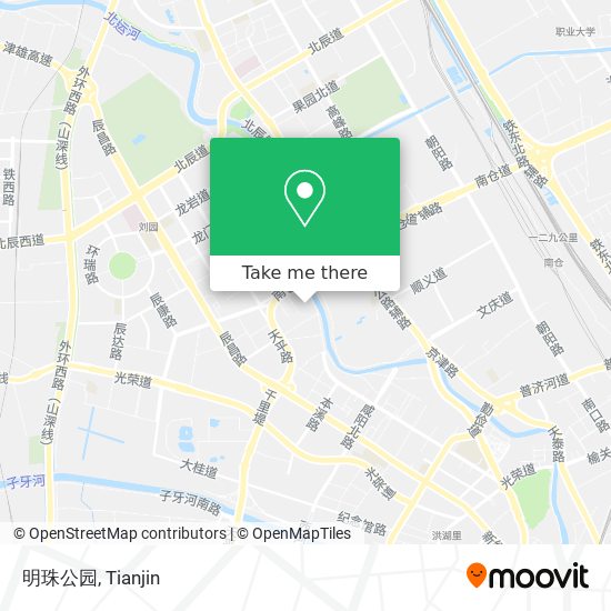 明珠公园 map