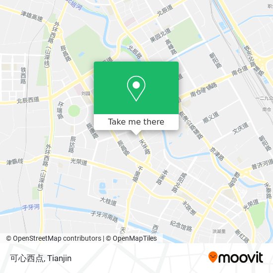 可心西点 map