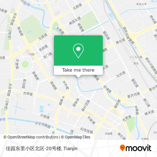 佳园东里小区北区-20号楼 map