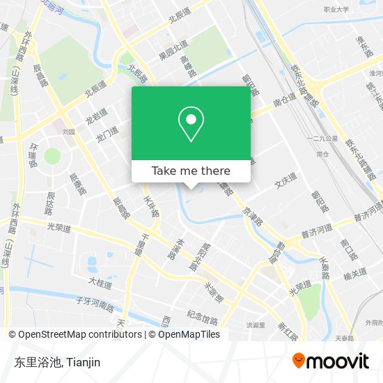 东里浴池 map