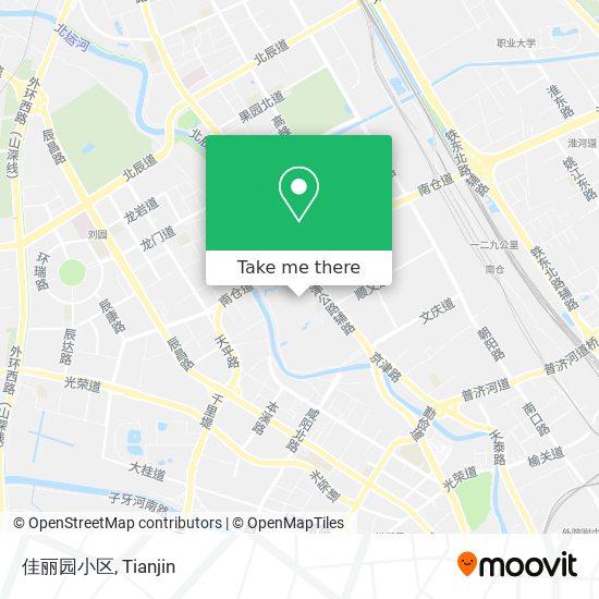 佳丽园小区 map