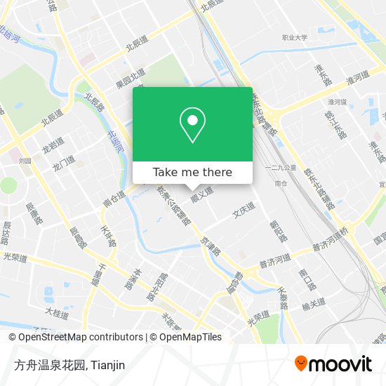 方舟温泉花园 map