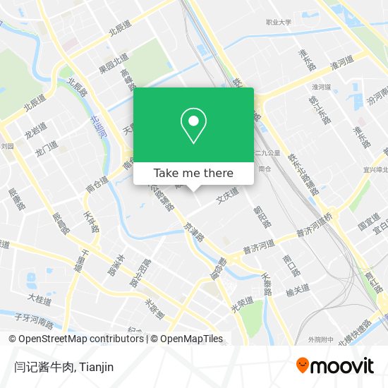 闫记酱牛肉 map