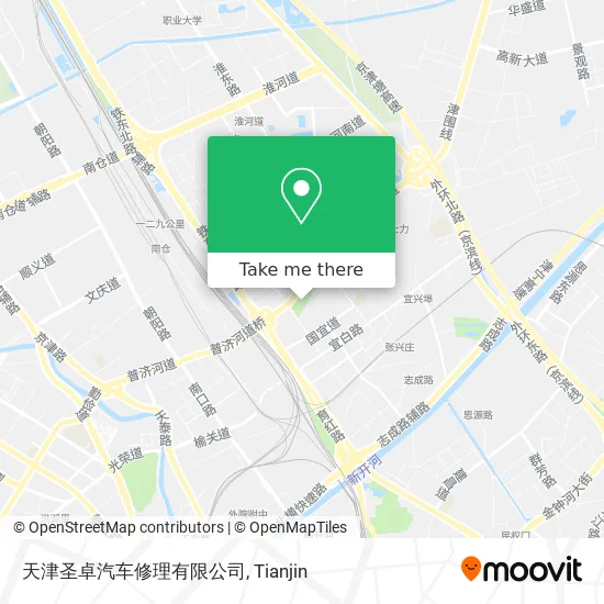 天津圣卓汽车修理有限公司 map