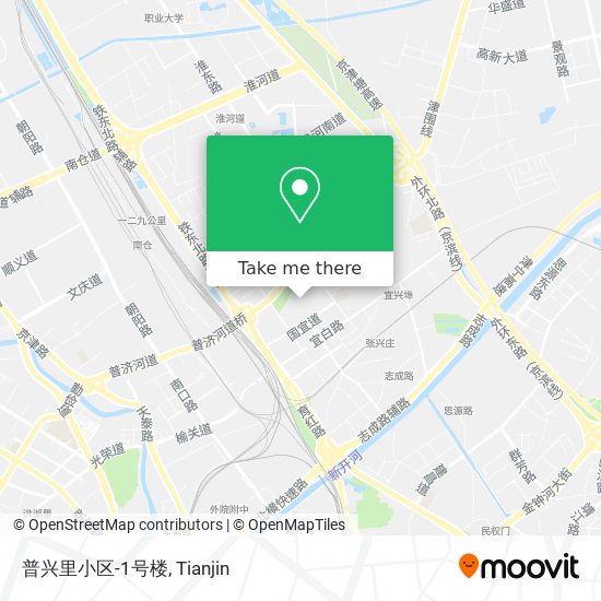 普兴里小区-1号楼 map