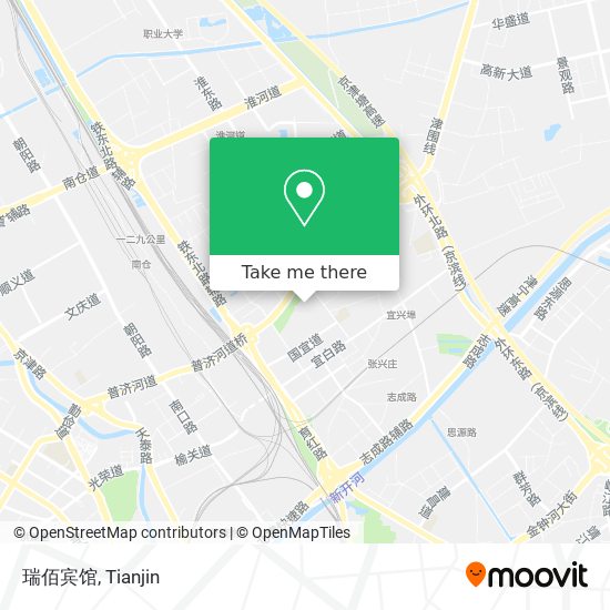 瑞佰宾馆 map