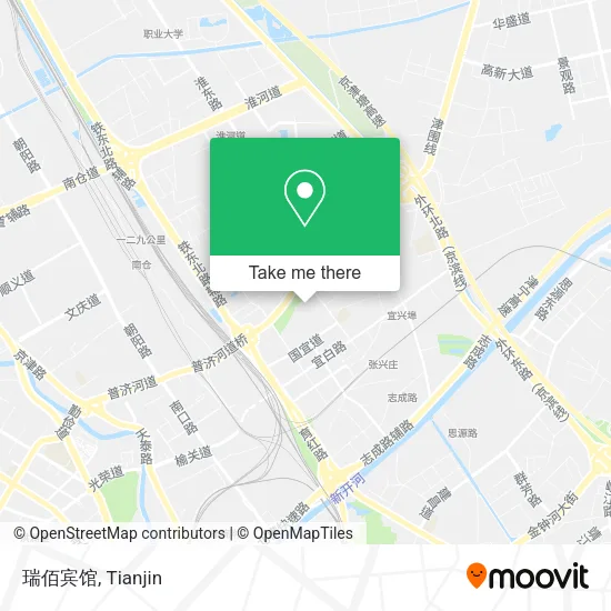 瑞佰宾馆 map