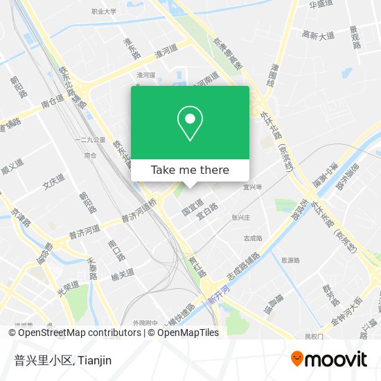 普兴里小区 map