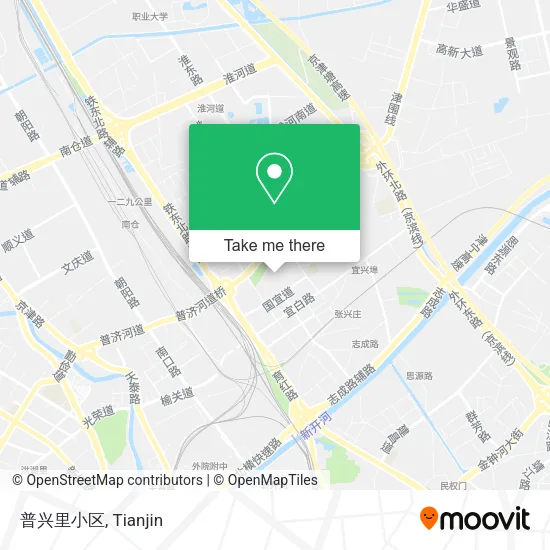 普兴里小区 map