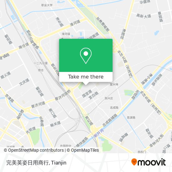 完美英姿日用商行 map