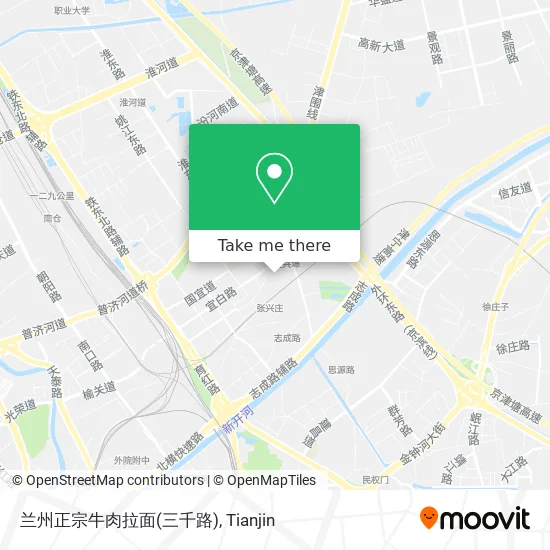 兰州正宗牛肉拉面(三千路) map