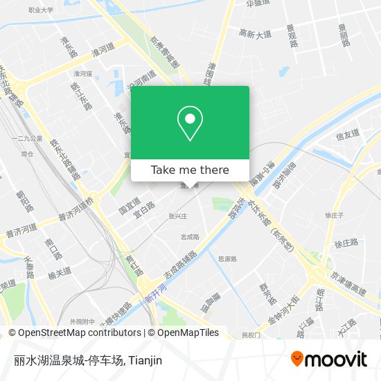 丽水湖温泉城-停车场 map