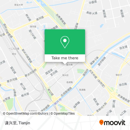 谦兴里 map