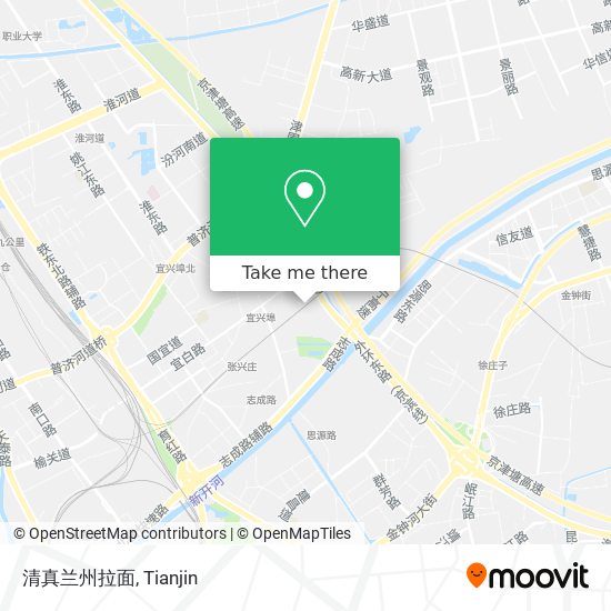 清真兰州拉面 map