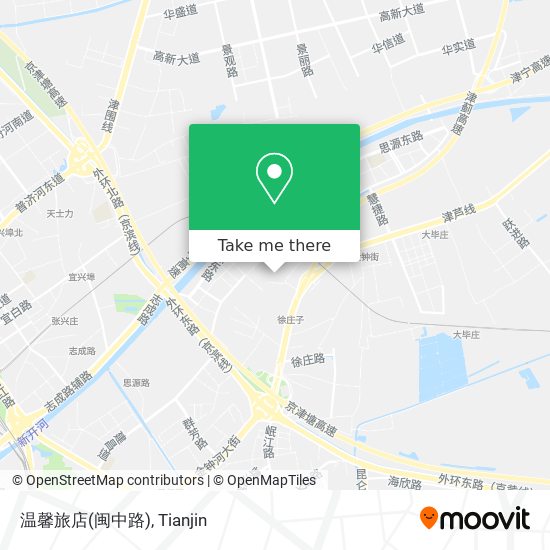 温馨旅店(闽中路) map