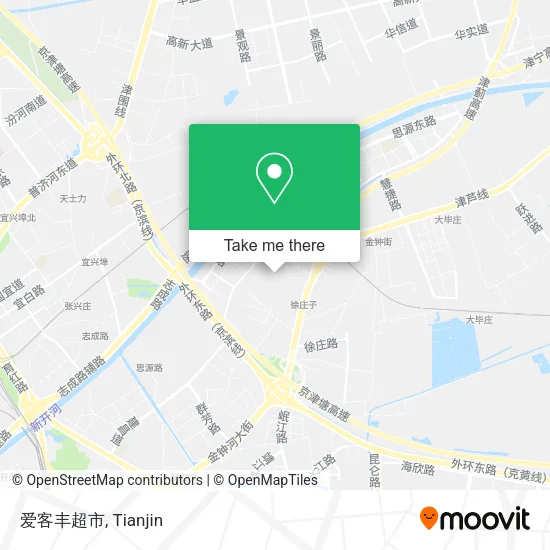 爱客丰超市 map