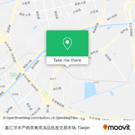 鑫汇洋水产肉类禽类冻品批发交易市场 map