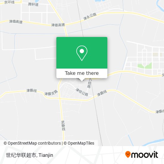 世纪华联超市 map