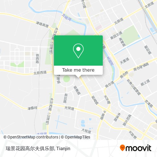 瑞景花园高尔夫俱乐部 map
