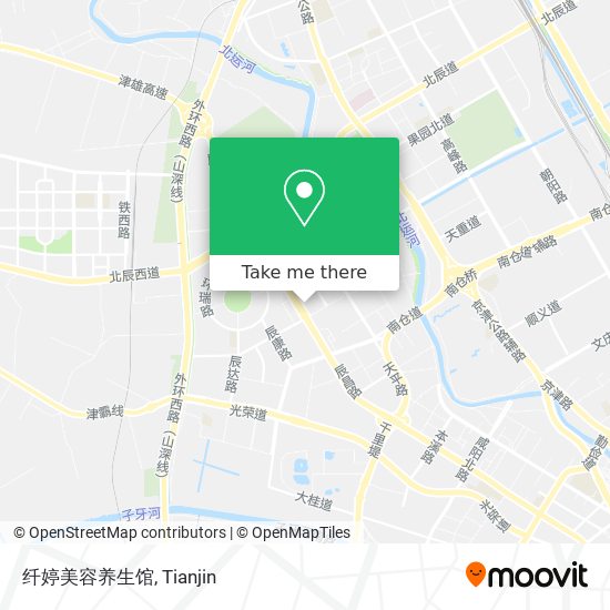 纤婷美容养生馆 map