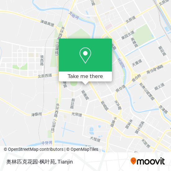 奥林匹克花园-枫叶苑 map