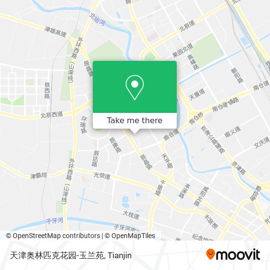 天津奥林匹克花园-玉兰苑 map