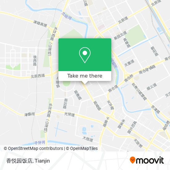 香悦园饭店 map