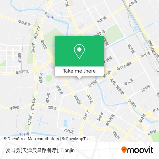 麦当劳(天津辰昌路餐厅) map