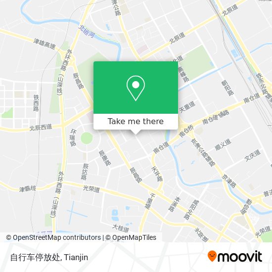 自行车停放处 map