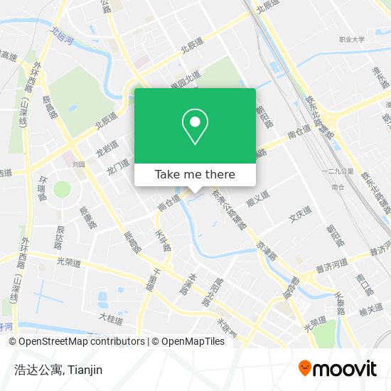 浩达公寓 map